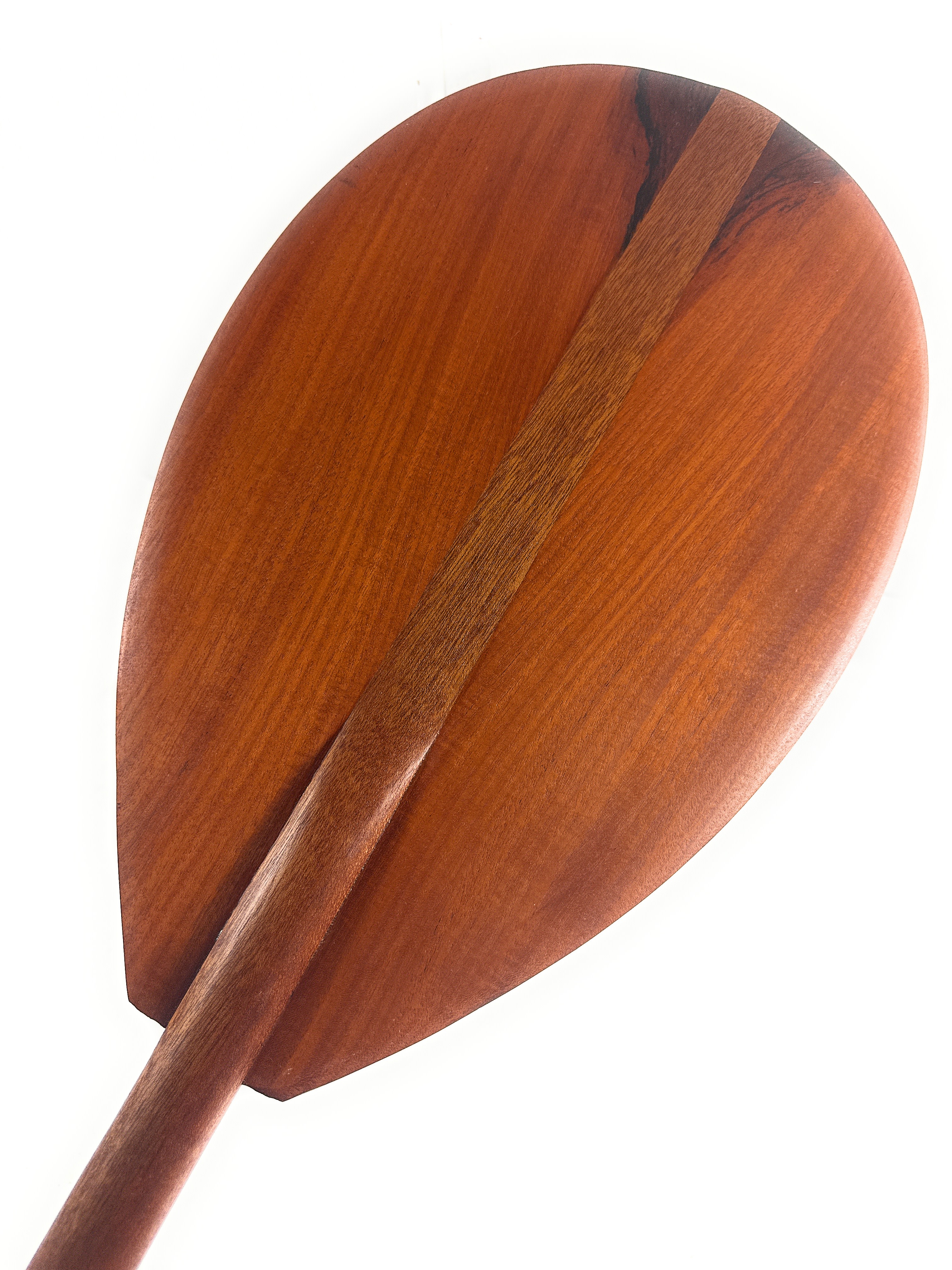 Curly Cuban Mahogany Outrigger Paddle 60 inch Steersman - Made In Hawaii | #koa7281 Curly Cuban Mahogany Outrigger Paddle 60 inch Steersman - Made In Hawaii | #koa7281